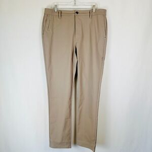 Vuori Cascade Tech Chino Pant Mens 36 V427-L Tapered Athletic Slim Fit Stretch‎